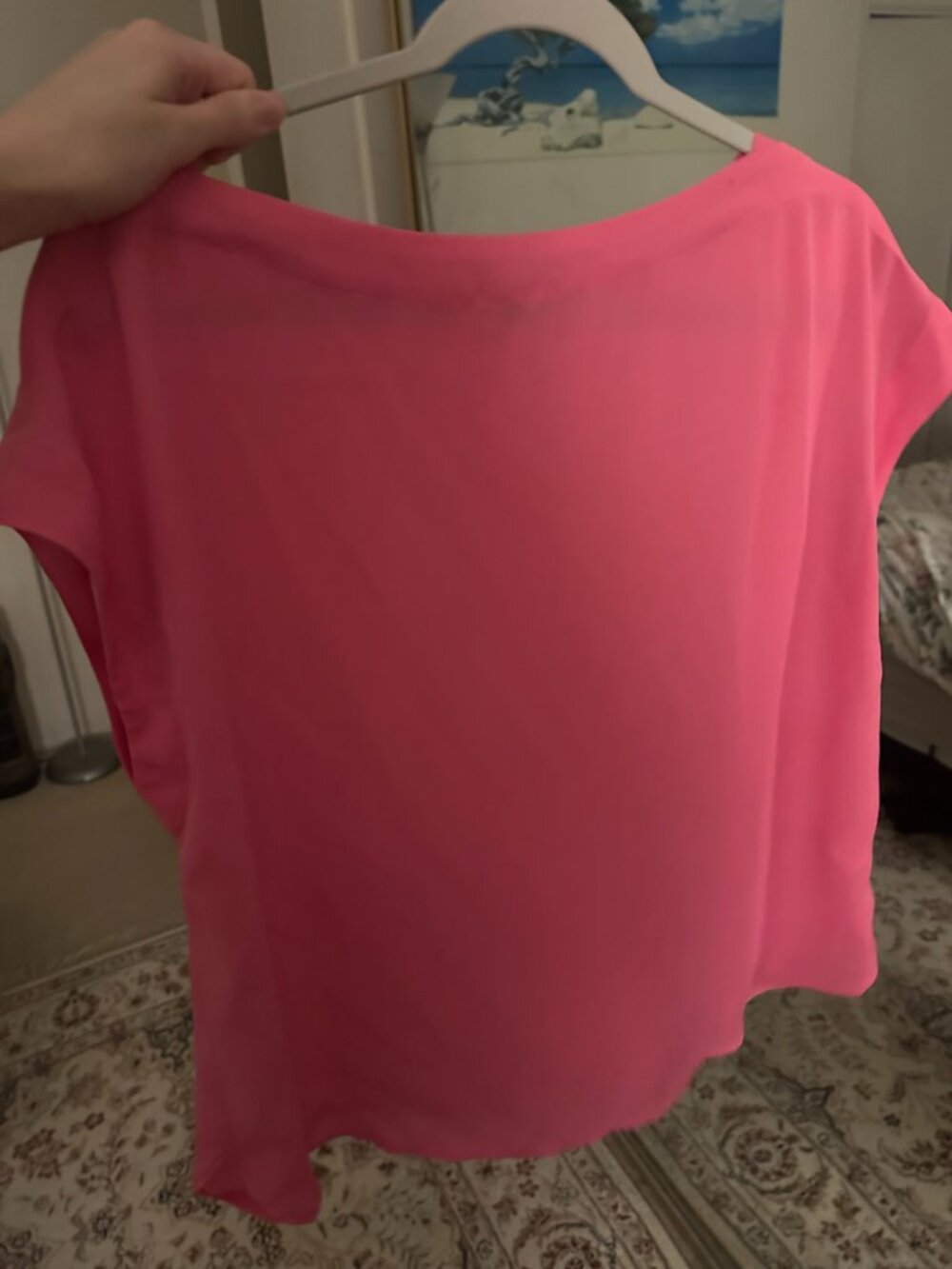 Ann Taylor pink blouse